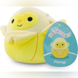 🇺🇸 NWT 5" PIEROGI THE BANANA  MONKEY SQUISHMALLOWS
